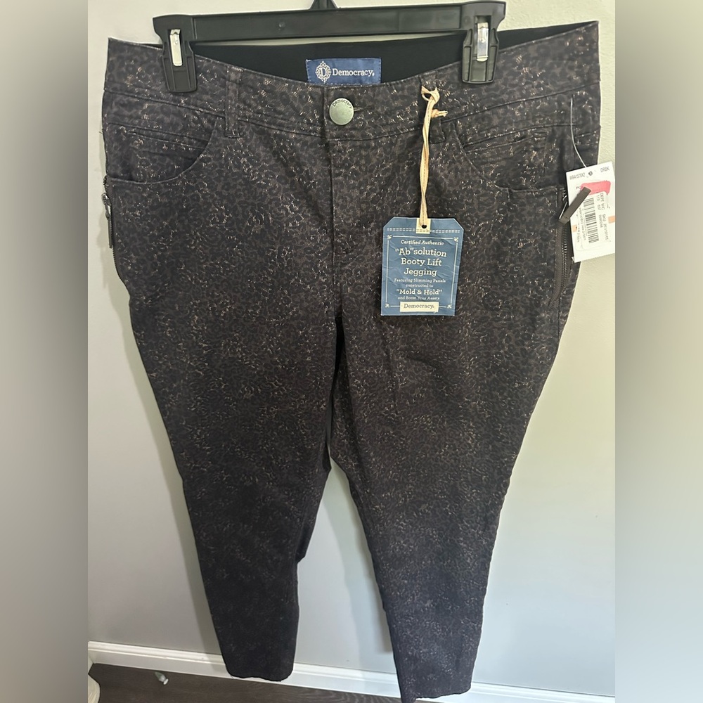 Democracy Ab Solution Booty Lift Jegging Jeans‎ Sz 14 W